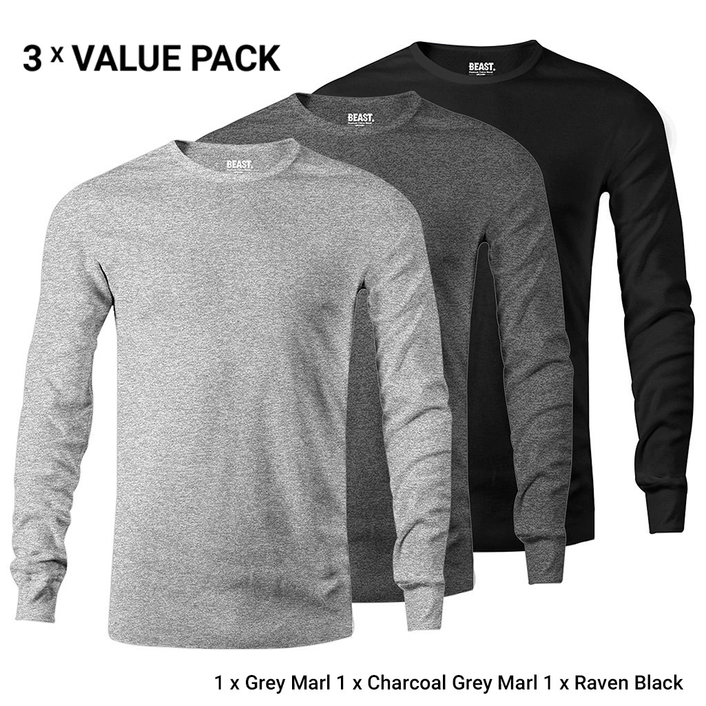 Men's Long Sleeve T Shirts Bundle Pack 0022 | Premium Menswear at Best ...